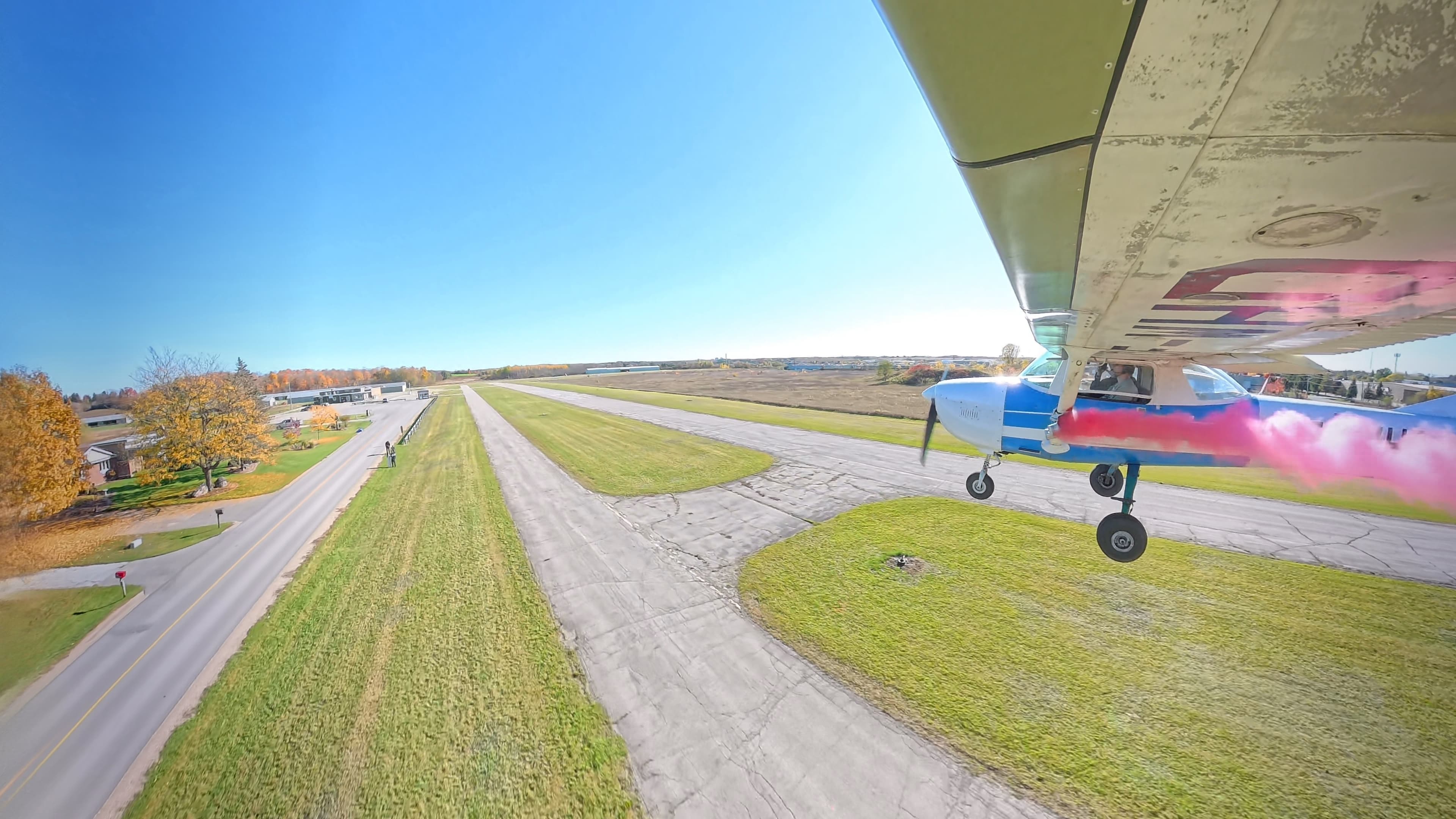 Smoke Display at Takeoff